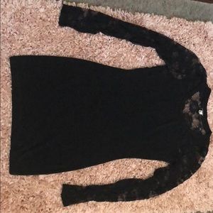 WetSeal Black lace mini dress
